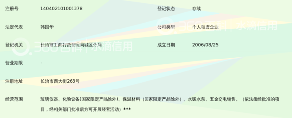 长治市城区安泰达物资经销部
